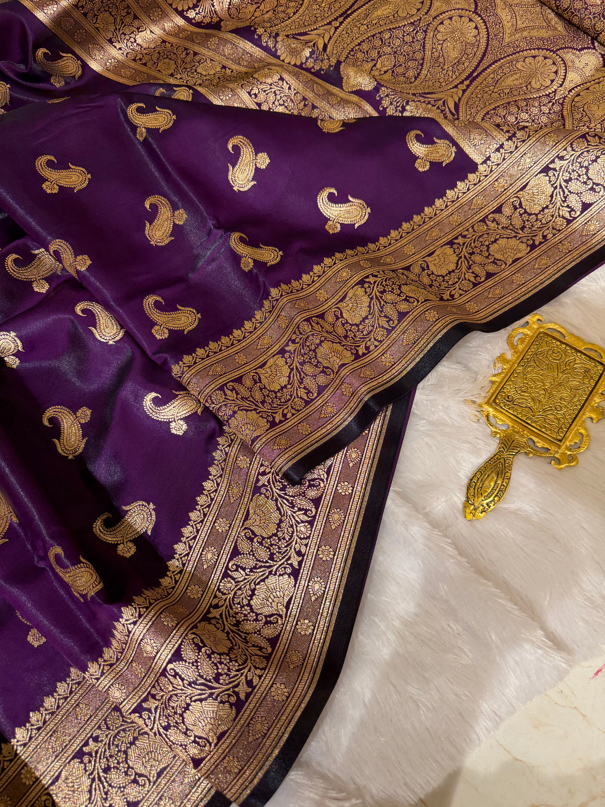Banarasi satin saree