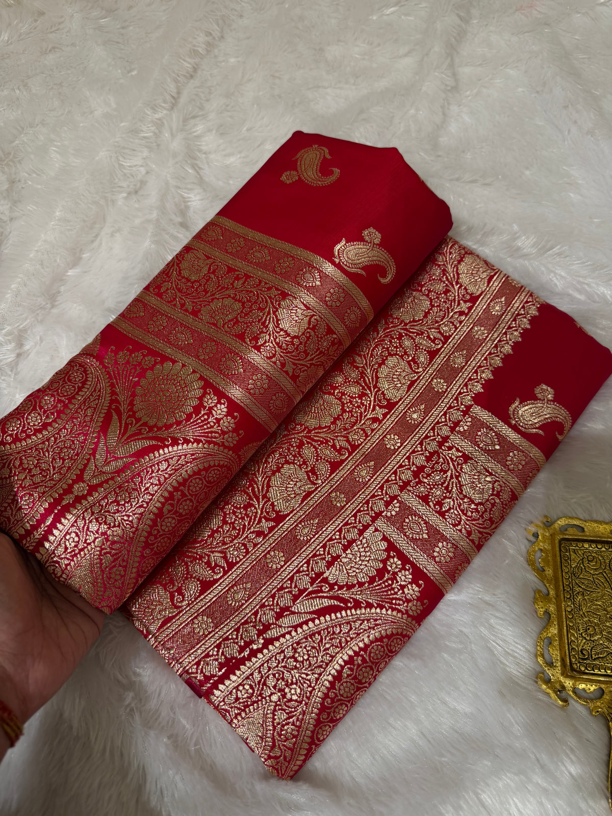 Banarasi satin saree