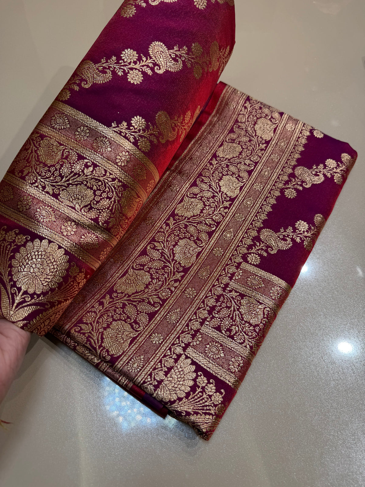 Banarasi satin saree