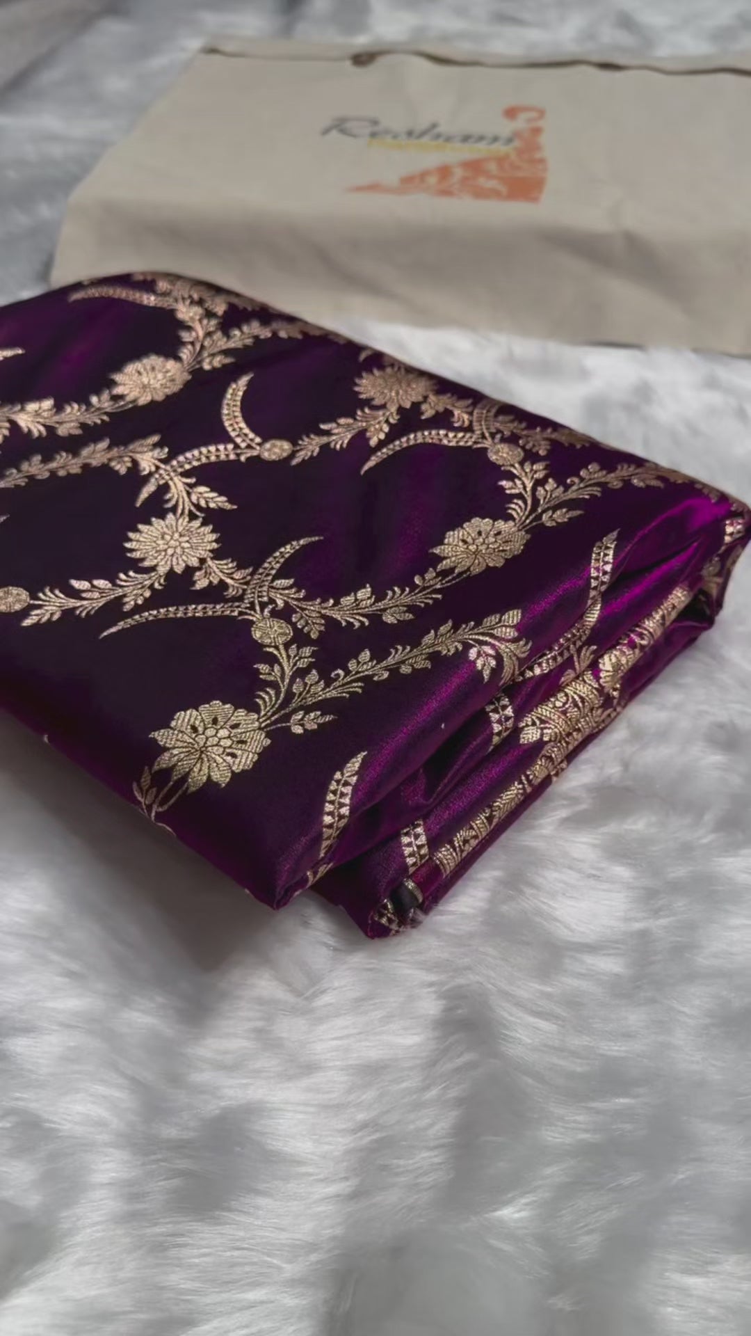 Banarasi satin sarees