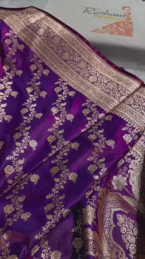Baanrasi satin saree