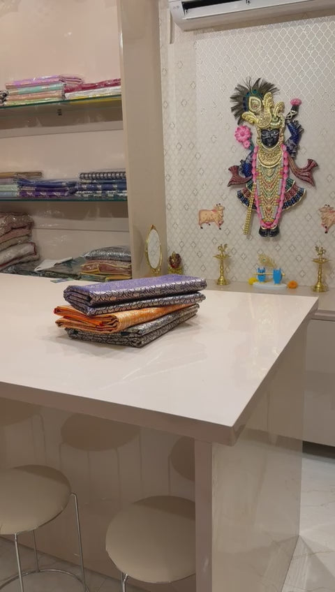 Banarasi Brocade Satin Saree
