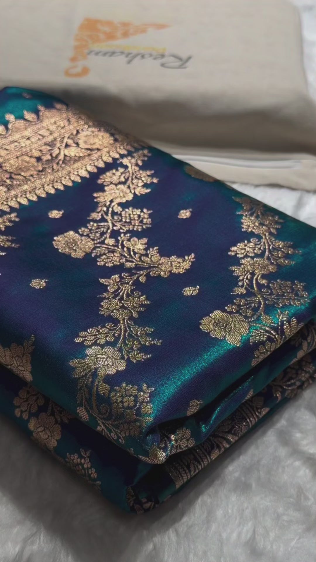 Baanrasi satin saree