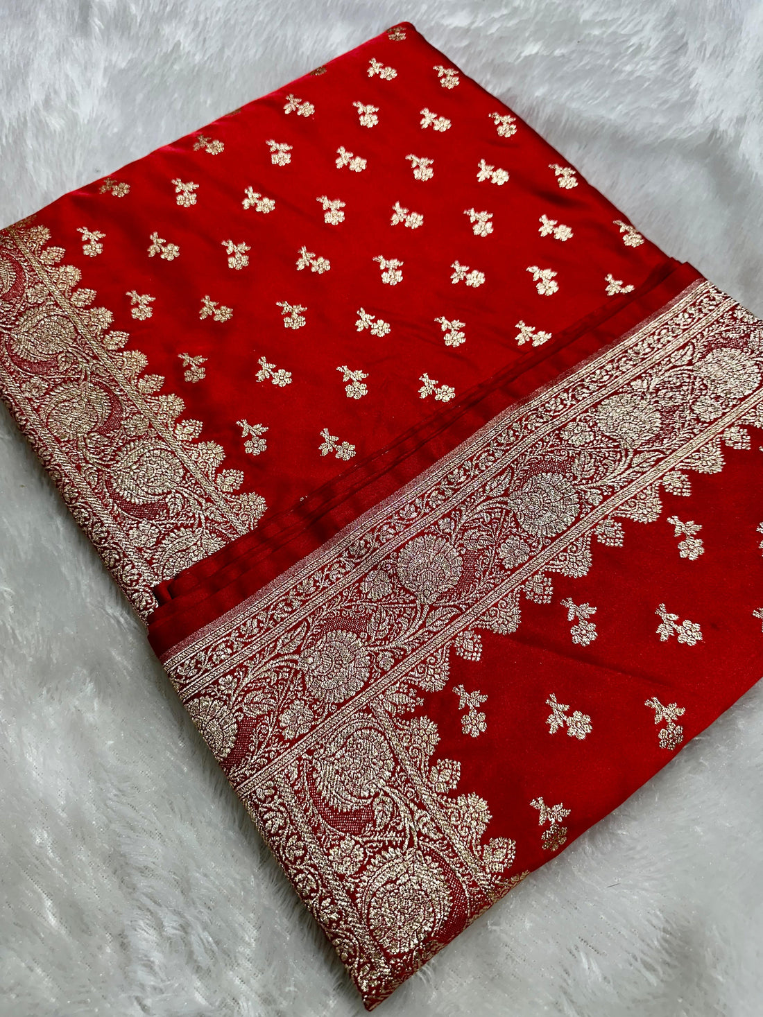 Banarasi silk satin katan saree