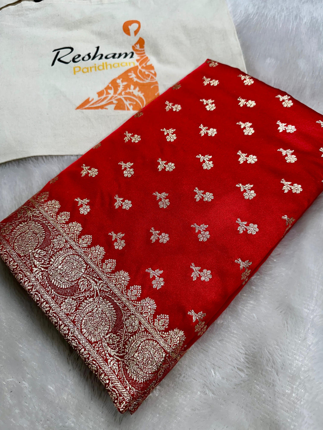Banarasi silk satin katan saree